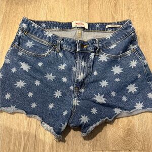 Wrangler Women's Blue Star Jean Shorts